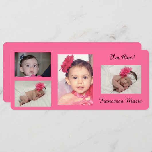 発表 案内状 (正面/裏面)