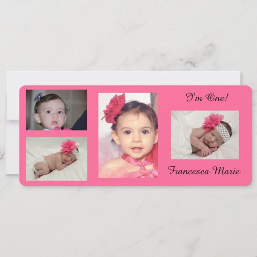 発表 案内状 (正面)