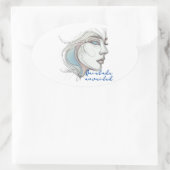 発表 楕円形シール (バッグ)