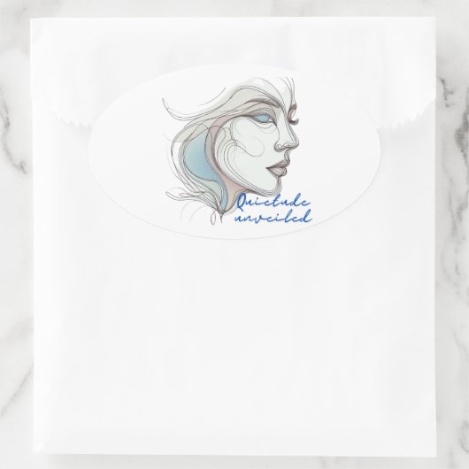 発表 楕円形シール (バッグ)