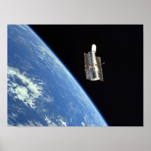 発見からのハッブル宇宙望遠鏡の表示 ポスター