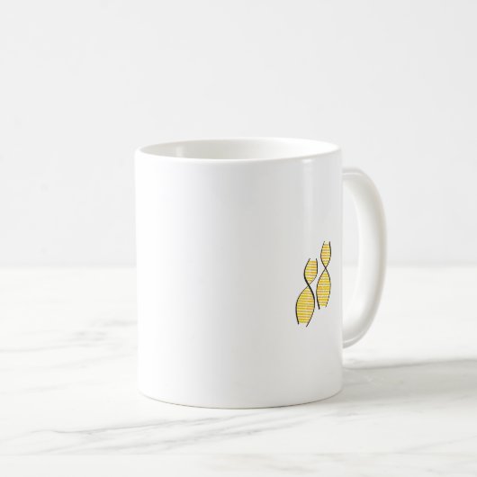 発見された家族のDNAツリー コーヒーマグカップ (正面右)