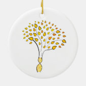 発見された家族のDNAツリー セラミックオーナメント (裏面)