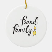 発見された家族DNA セラミックオーナメント (正面)