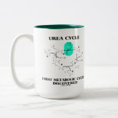発見される尿素周期の最初新陳代謝周期 ツートーンマグカップ (左)