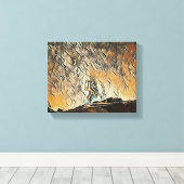 "発見に浮かぶ：科学者の旅" キャンバスプリント (インサイチュ (ウッドフロア))