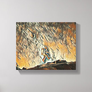 "発見に浮かぶ：科学者の旅" キャンバスプリント