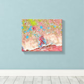 発見に浮かぶ：科学者の旅 キャンバスプリント (インサイチュ (ウッドフロア))