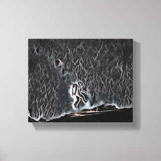 "発見に浮かぶ：科学者の旅" キャンバスプリント