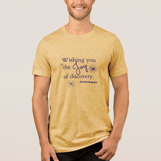 発見の喜び トライブレンドTシャツ (正面)