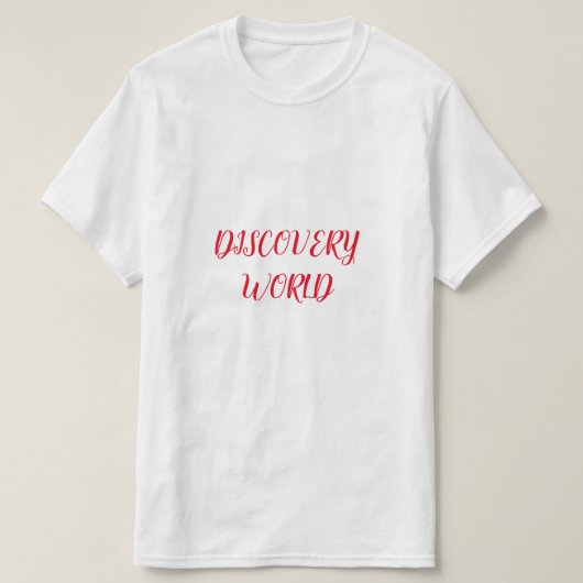 発見の失敗 Tシャツ (デザイン正面)