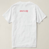 発見の失敗 Tシャツ (デザイン裏面)