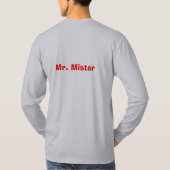 発見の氏氏 Tシャツ (裏面)