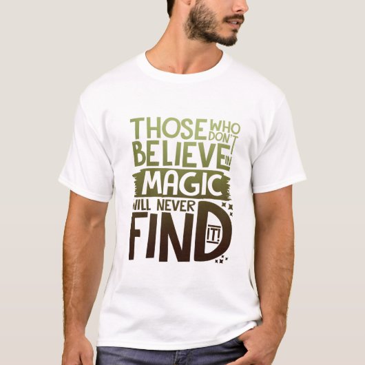 発見の魔法-魔法-総基本原則 Tシャツ (正面)