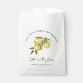 発見主スクイーズ水カラーレモンウェディングシャワー フェイバーバッグ (正面)