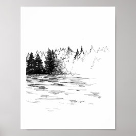 発見：自然の霧 ポスター