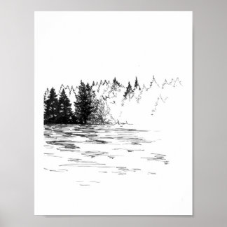 発見：自然の霧 ポスター