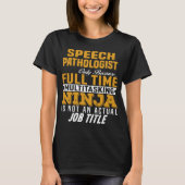 発話病理学者 Tシャツ (正面)