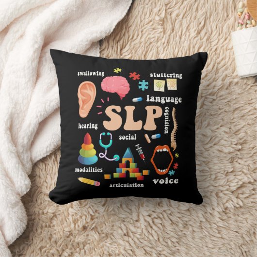 発話言語病理学演説テラ クッション (ブランケット)