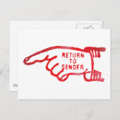 発送人に返送 ポストカード (正面/裏面)