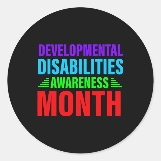 発達障害認識度月の母は言う ラウンドシール (正面)