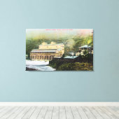 発電所の外観 キャンバスプリント (インサイチュ (ウッドフロア))