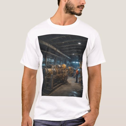発電所の心拍 Tシャツ (正面)