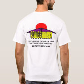 発電所のTシャツ Tシャツ (裏面)