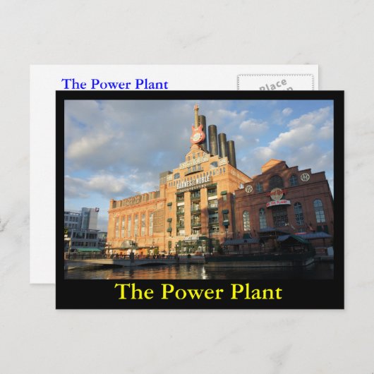発電所 ポストカード (正面/裏面)