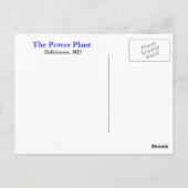 発電所 ポストカード (裏面)