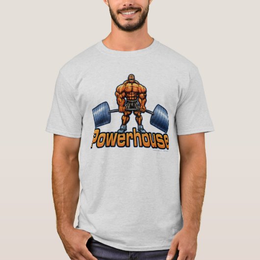 発電所- Deadlift Tシャツ (正面)