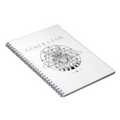 発電機人間デザイン型 ノートブック (右側)