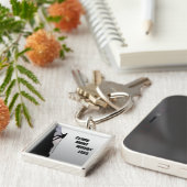 登やる気を起こさせる引用文 キーホルダー (側面)