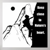 登やる気を起こさせる引用文 ポスター (正面)