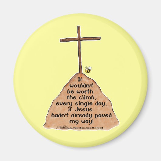 登る価値 マグネット (正面)