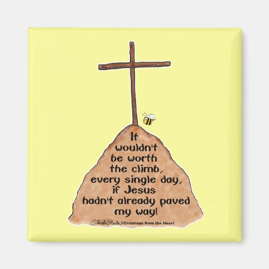 登る価値 マグネット (正面)