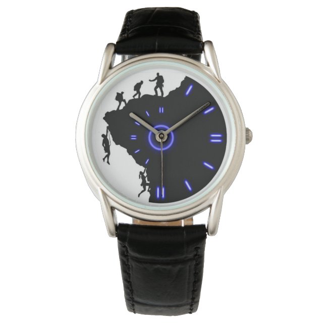 登る時間 腕時計 (正面)