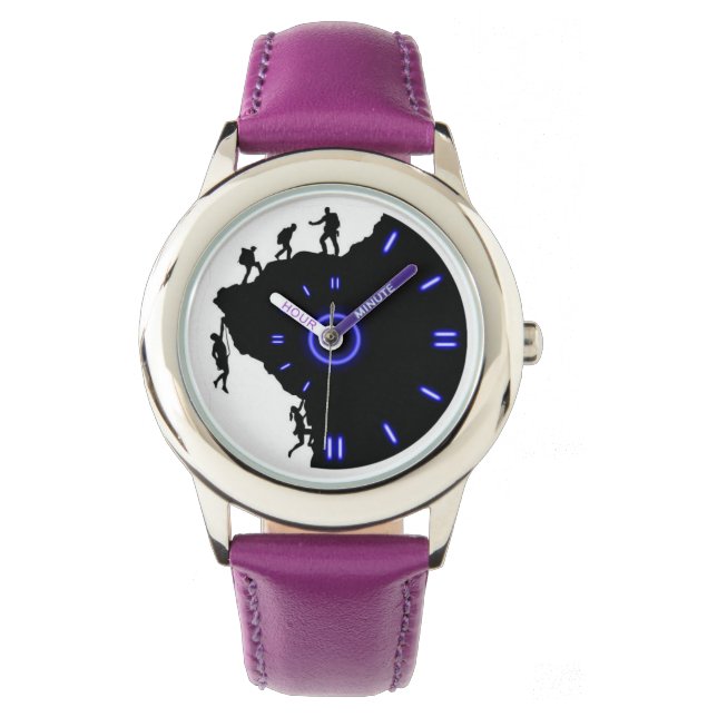 登る時間 腕時計 (正面)