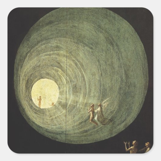 登る賛美こと スクエアシール (正面)