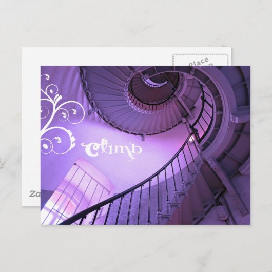 登る ポストカード (正面/裏面)