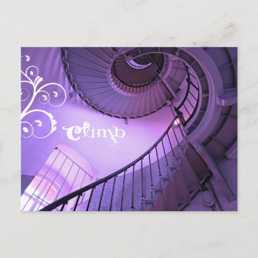 登る ポストカード (正面)