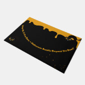 登れもしよ！ハロウィ不気味ン ドアマット (アングル)