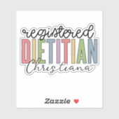 登パーソナライズされた録栄養士数々の色RD シール (シート)