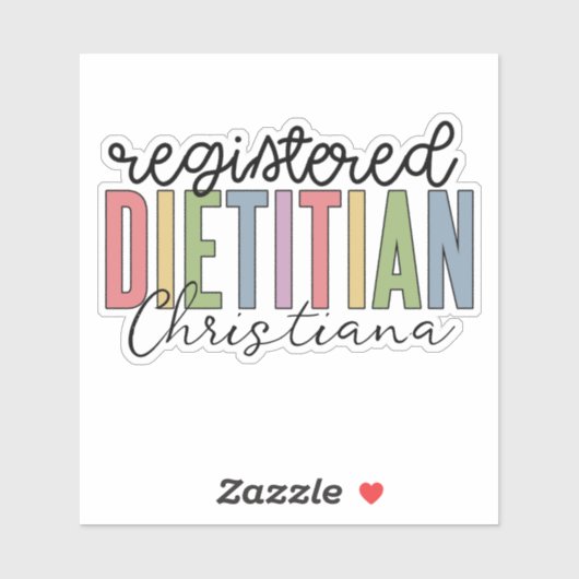 登パーソナライズされた録栄養士数々の色RD シール (シート)