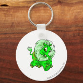 登夢白熱［赤熱］光を放つ キーホルダー (正面)