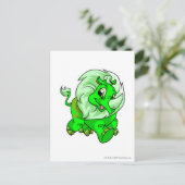 登夢白熱［赤熱］光を放つ ポストカード (スタンド正面)