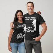 登山おもしろいゾンビエスケープロッククライマー Tシャツ (ユニセックス)