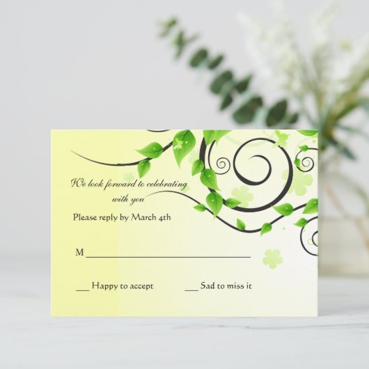 登山つる植物の応答カード 出欠カード (スタンド正面)