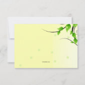 登山つる植物の応答カード 出欠カード (裏面)