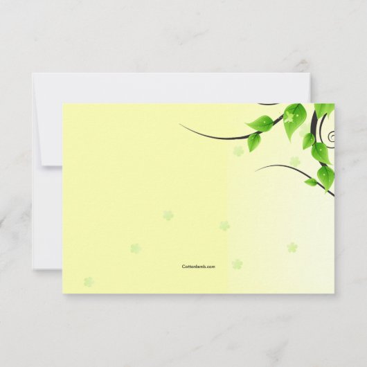 登山つる植物の応答カード 出欠カード (裏面)